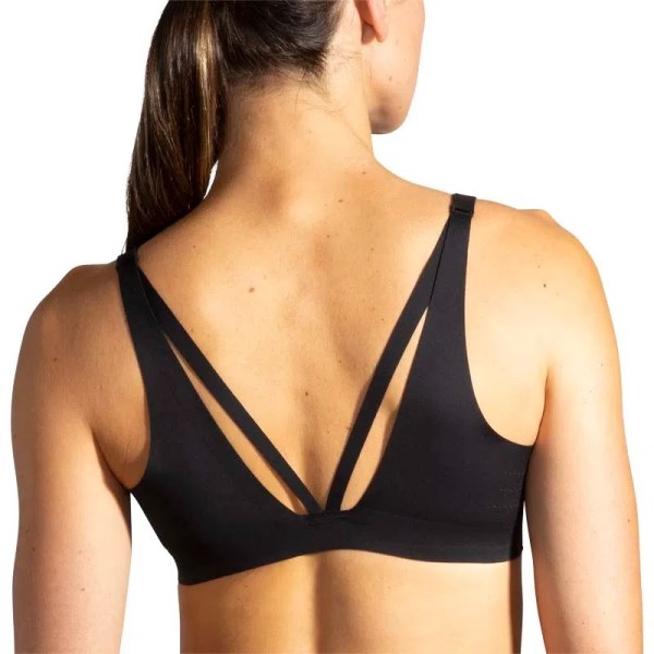 Brooks Dare Strappy Womens Running Bra - Black
