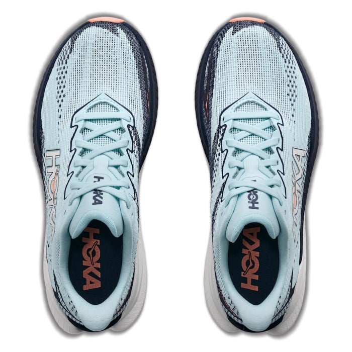 Hoka Mach X 3 - Womens Running Shoes - Glimmering Blue/Varsity Navy - image 4