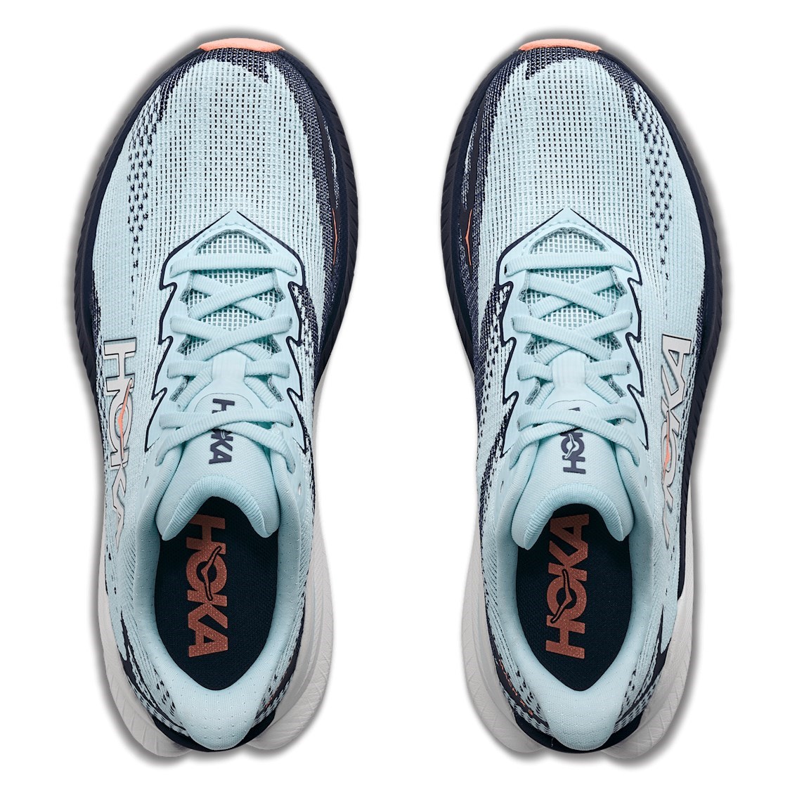 Hoka Mach X 3 - Womens Running Shoes - Glimmering Blue/Varsity Navy - image 4
