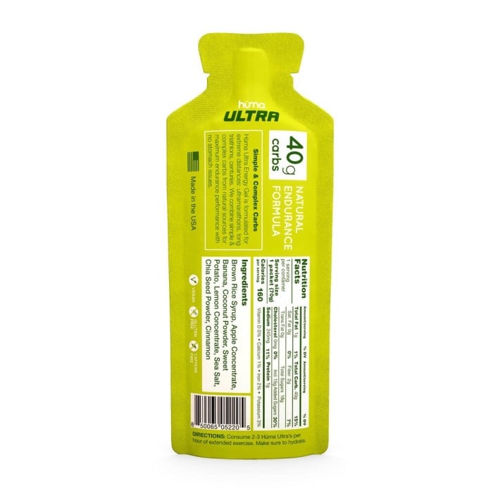 Huma Ultra Energy Gel 40g - Apple Pie - image 2