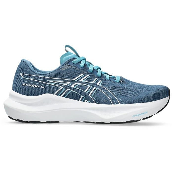 Asics GT-2000 14 - Womens Running Shoes - Winter Sea/White