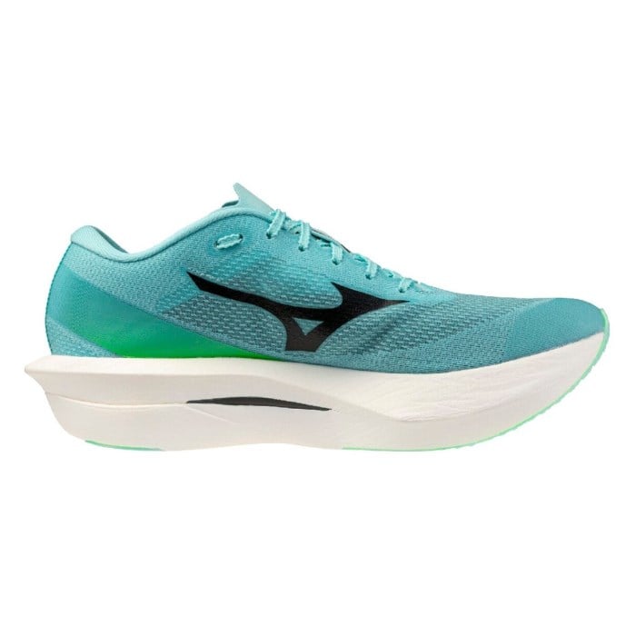 Mizuno Hyperwarp Elite 2 - Unisex Racing Shoes - Rinsing Rivulet/Black/Lime Burst - image 2