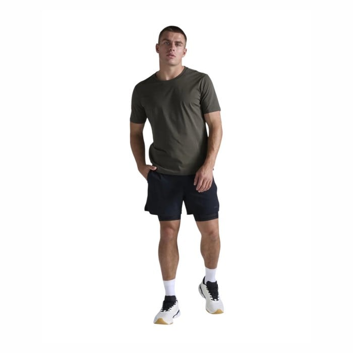 2XU Mens Motion Cotton Flex Tee - Flint/Flint - image 5