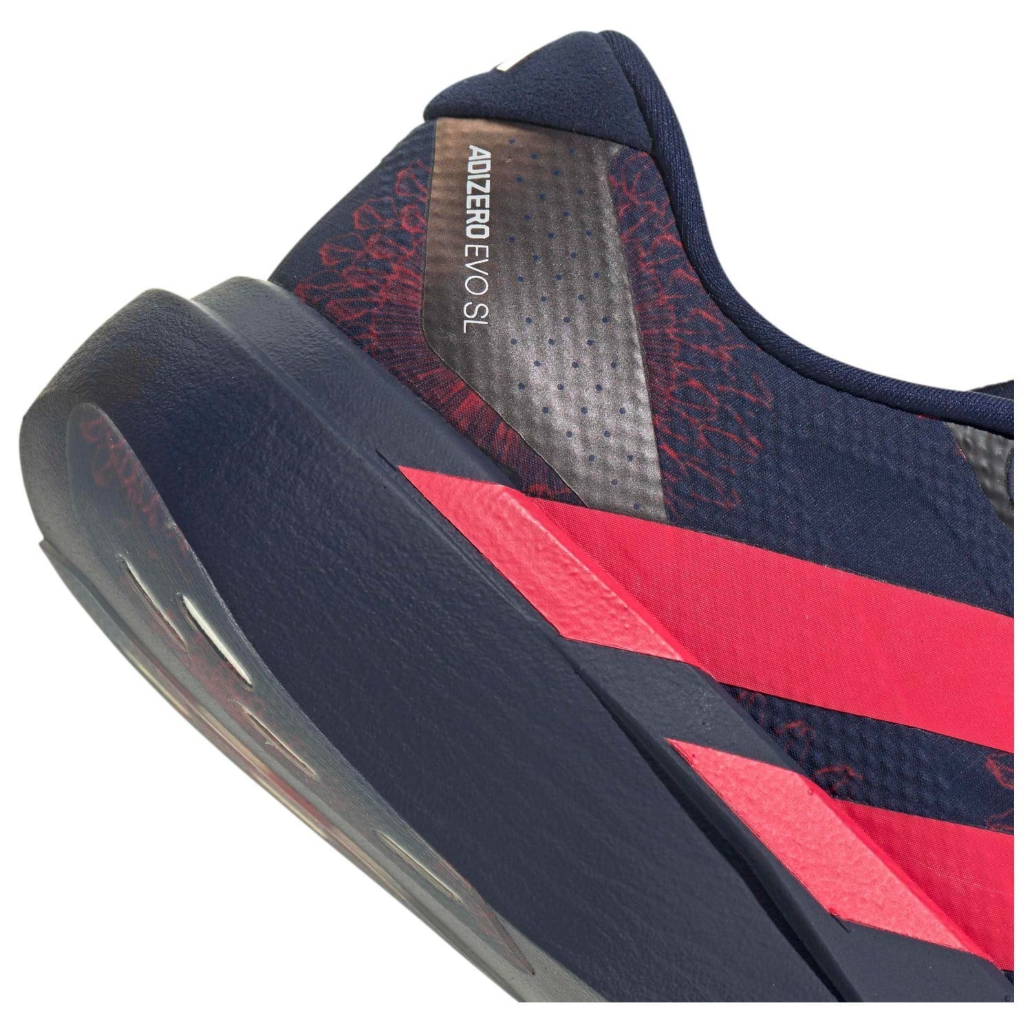 adidas Adizero Evo SL x LABRUM Woven - Mens Running Shoes - Dark Blue/Lucid Red/Muted Purple