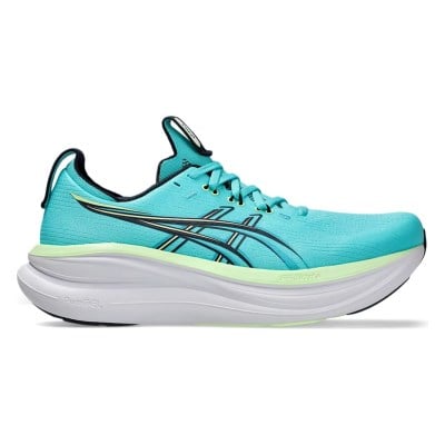Asics Gel Nimbus 28 - Mens Running Shoes - Energy Aqua/Midnight