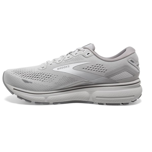 Brooks Ghost 15 - Womens Running Shoes - Oyster/Alloy/White