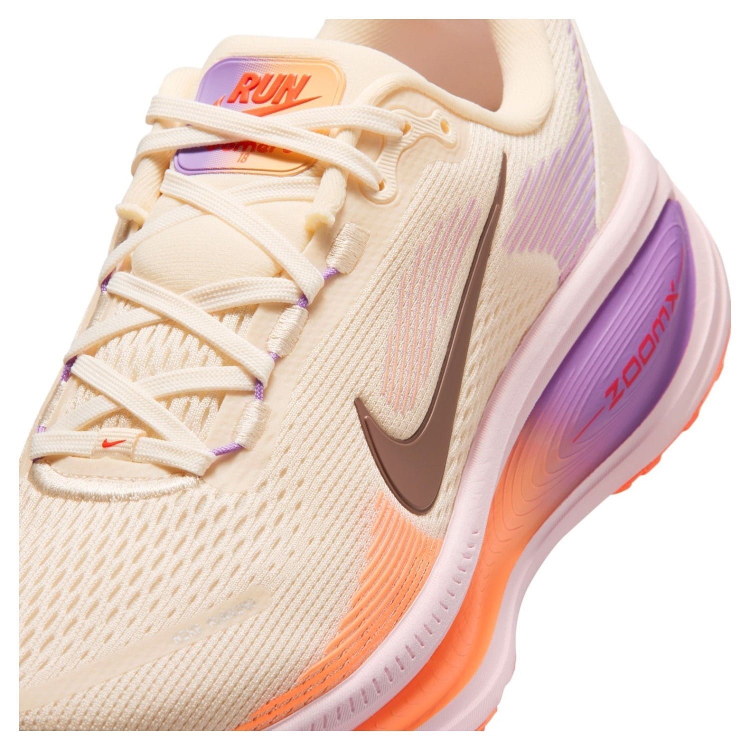 Nike Vomero 18 - Womens Running Shoes - Chalk/Tattoo/Pink Foam/Bright Violet