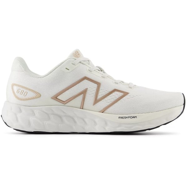 New Balance Fresh Foam 680v8 - Womens Running Shoes - Reflection/Sea Salt/Gold Metallic