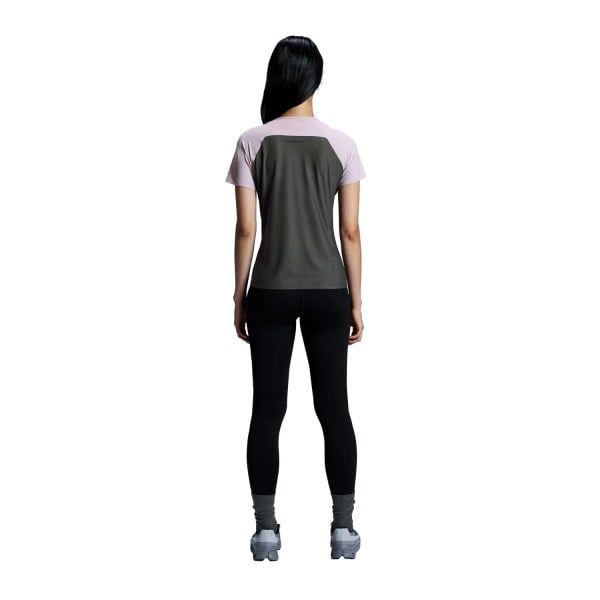 On Running Performance-T Womens Running T-Shirt - Mauve/Eclipse