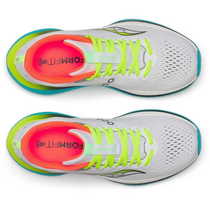 Saucony Endorphin Trainer - Womens Running Shoes - White/Mutant