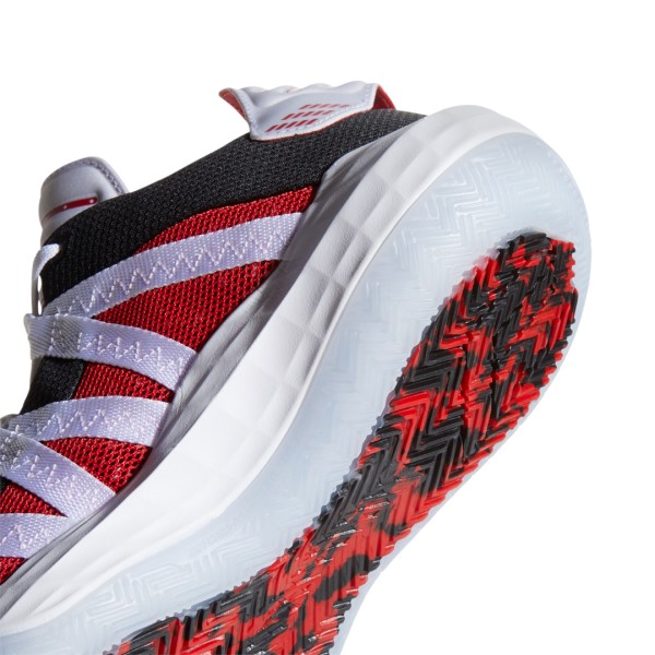 Adidas Dame 6 GCA - Mens Basketball Shoes - Footwear White/Scarlet/Core Black