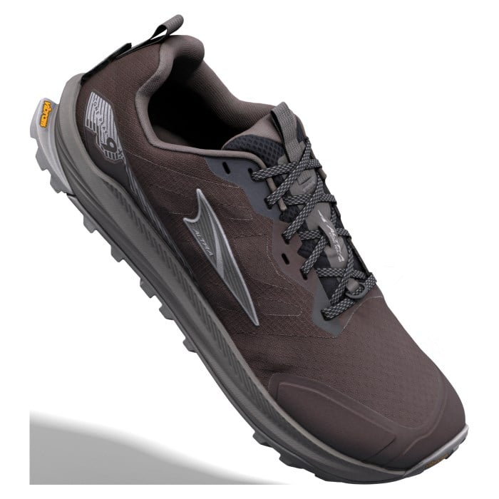 Altra Lone Peak 9+ - Mens Trail Running Shoes - Chocolate Torte Silver/Dark Gull Grey - image 6