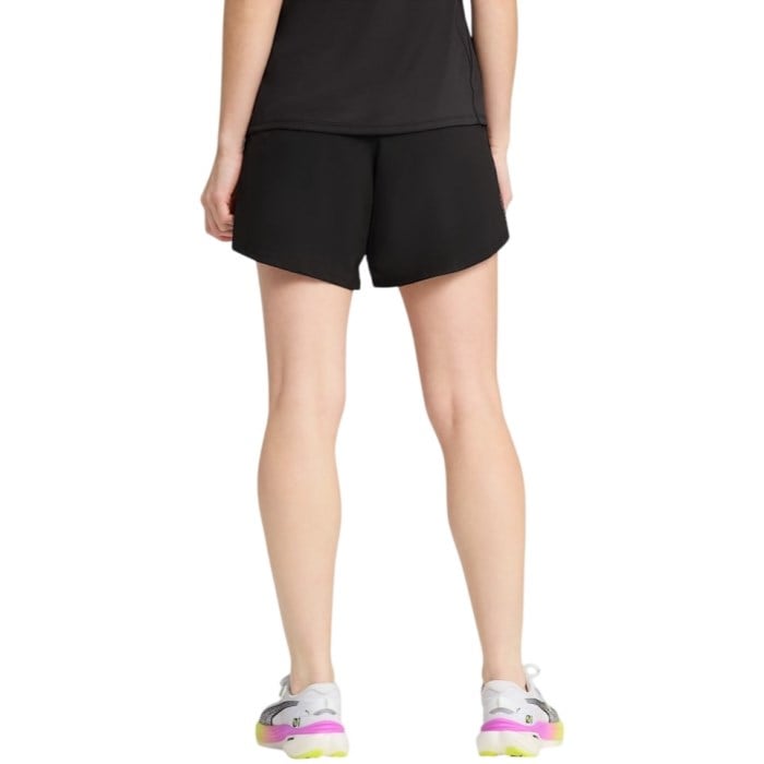 Puma Velocity 5 Inch Womens Running Shorts - Black/Wild Berry