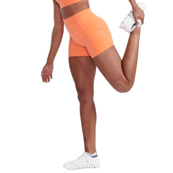 2XU Form Hi-Rise Womens Compression Shorts - Nectarine/Nectarine