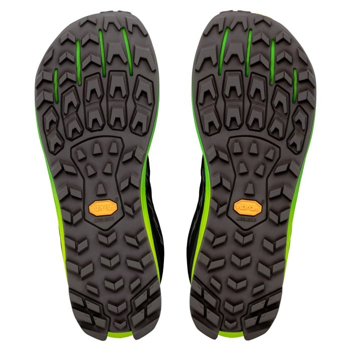 Altra Lone Peak 9+ - Mens Trail Running Shoes - Black Dark Gull Gray/Green Gecko - image 6