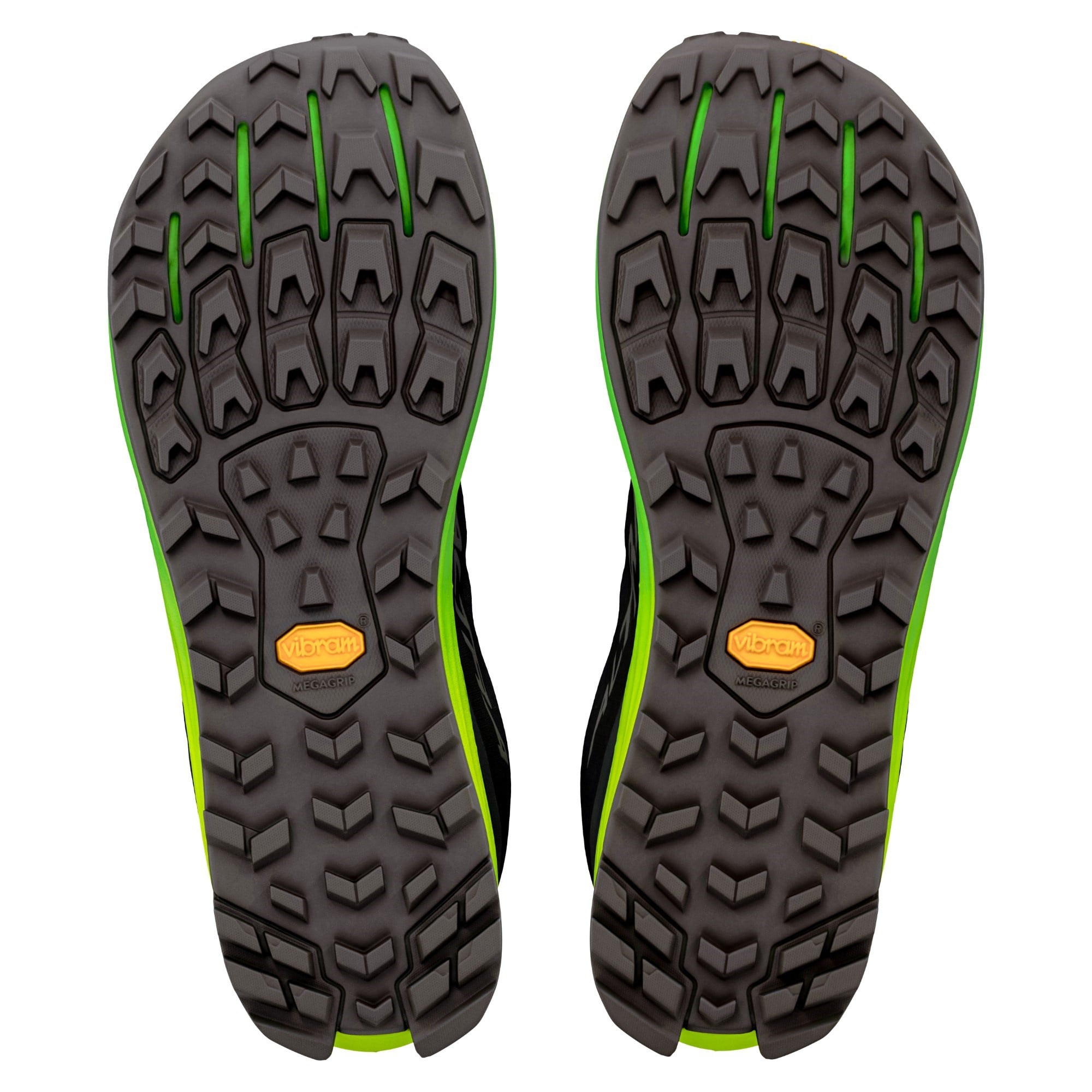 Altra Lone Peak 9+ - Mens Trail Running Shoes - Black Dark Gull Gray/Green Gecko - image 6