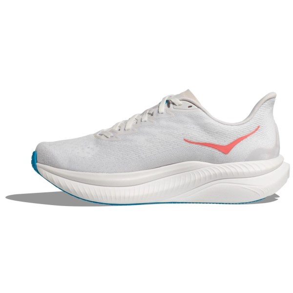 Hoka Mach 6 - Womens Running Shoes - White/Nimbus Cloud