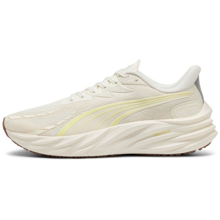Puma Velocity Nitro 4 - Mens Running Shoes - Warm White/Gold Moon