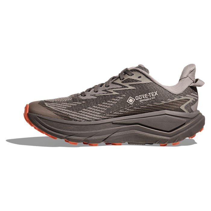 Hoka Challenger 8 GTX - Womens Trail Running Shoes - Cement/Gravel