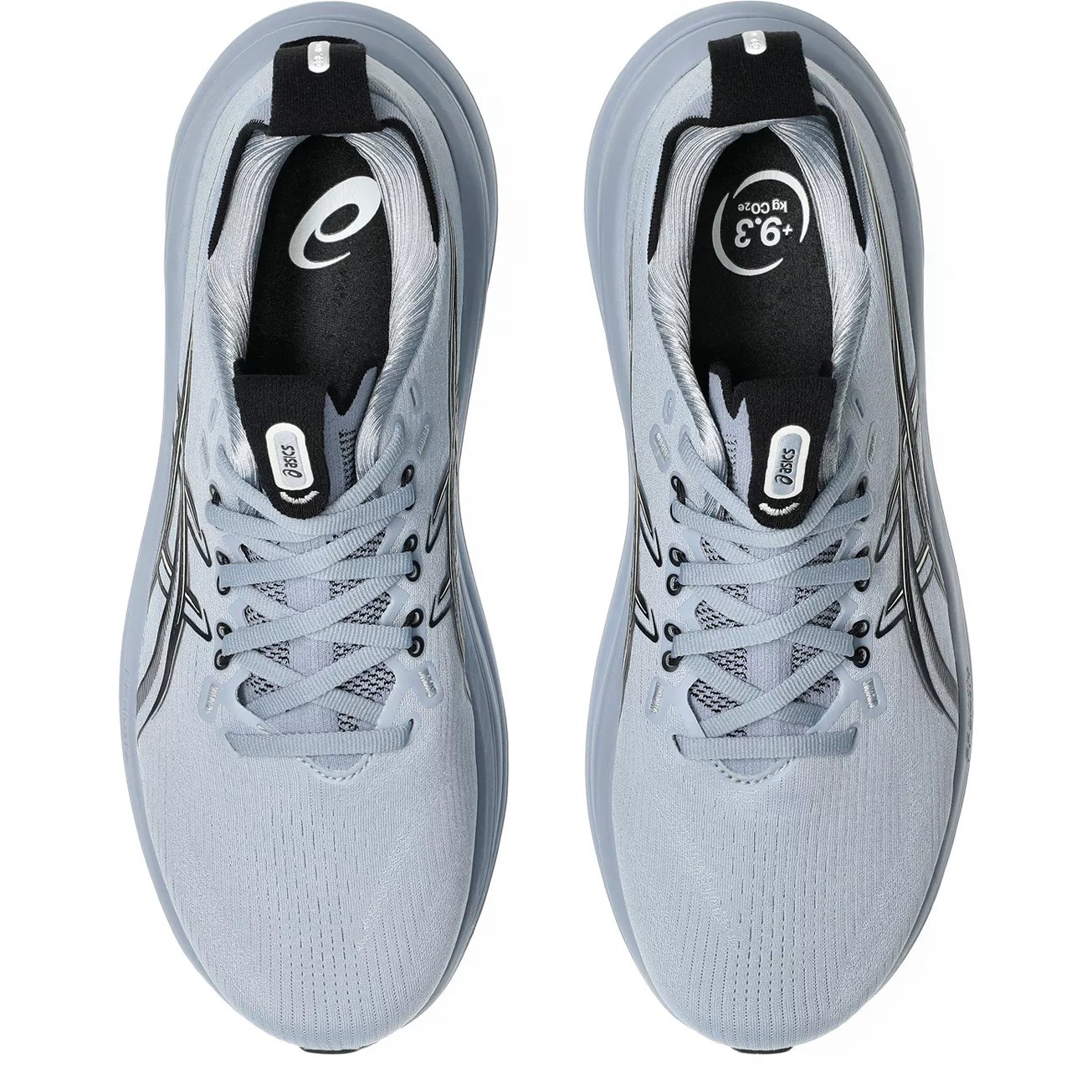 Asics Gel Nimbus 28 - Mens Running Shoes - Grey Blue/Black