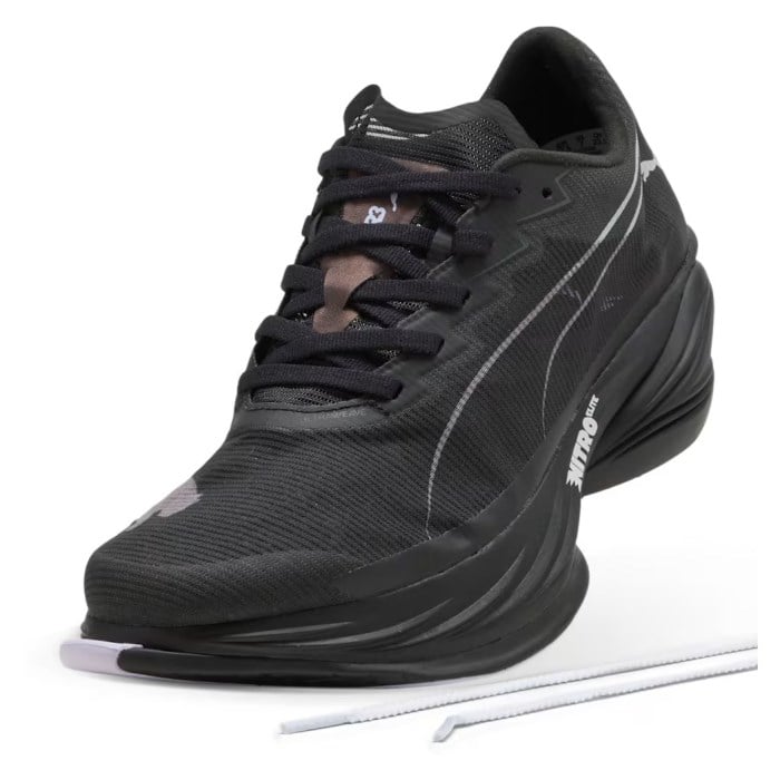 Puma Fast-R 3 Nitro Elite - Womens Racing Shoes - Black/Light Lavender - image 6