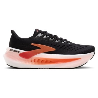 Brooks Glycerin Max 2 - Mens Running Shoes - Black/Tigerlily/Orange