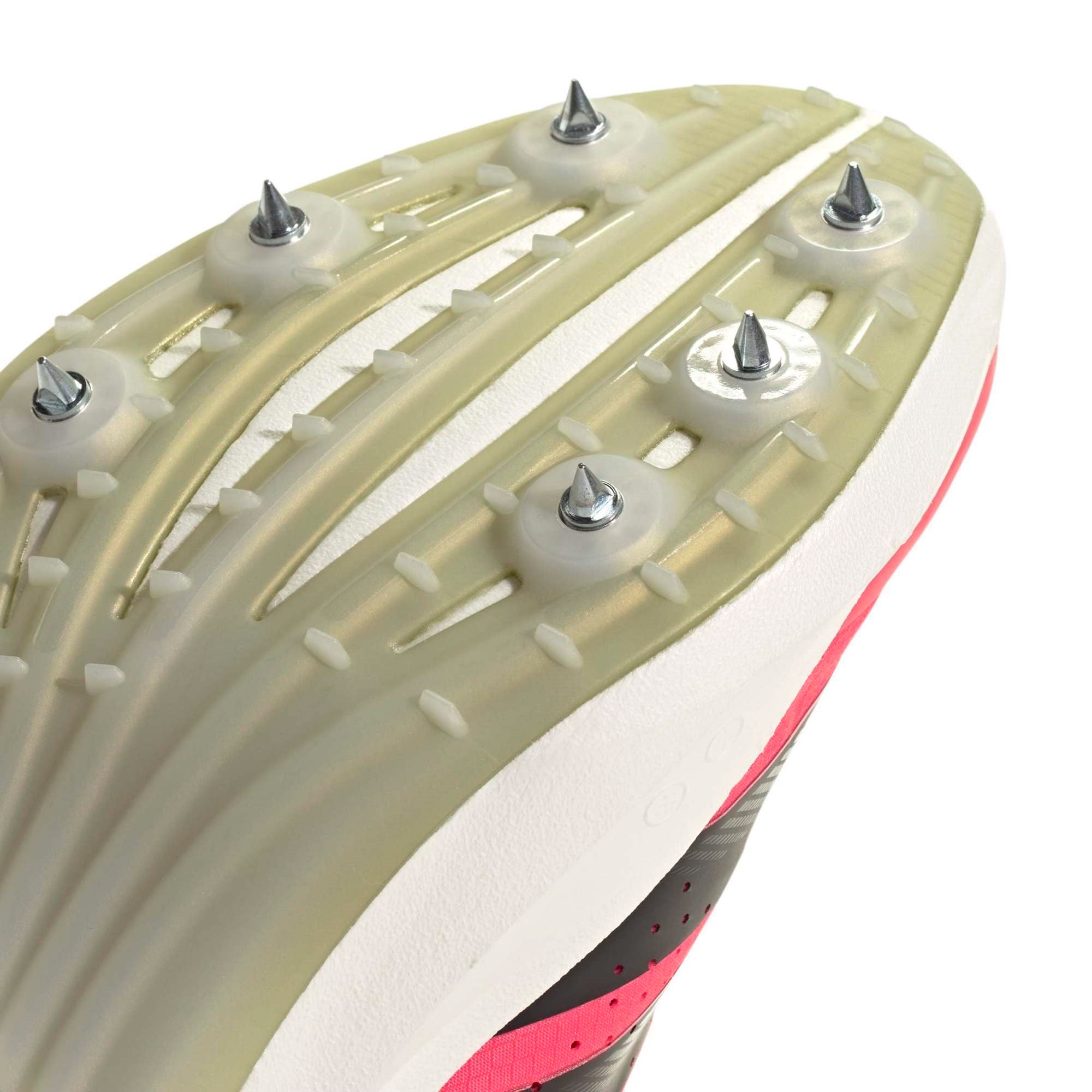 adidas Adizero Avanti - Unisex Long Distance Track Spikes - Solar Turbo/Core Black/Gold Metallic - image 7