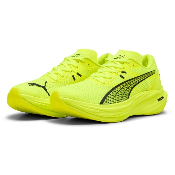 Puma Deviate Nitro 3 - Mens Running Shoes - Yellow Alert/Puma Black
