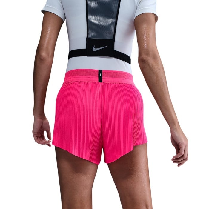 Nike AeroSwift Mid-Rise 3 Inch Womens Running Shorts - Hyper Pink/Black
