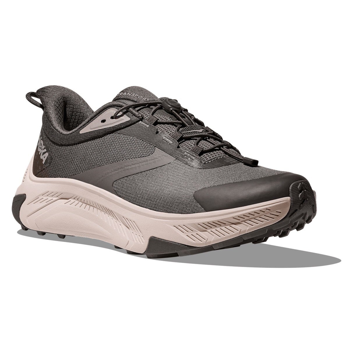 Hoka Transport 2 - Mens Walking Shoes - Gravel/Stucco