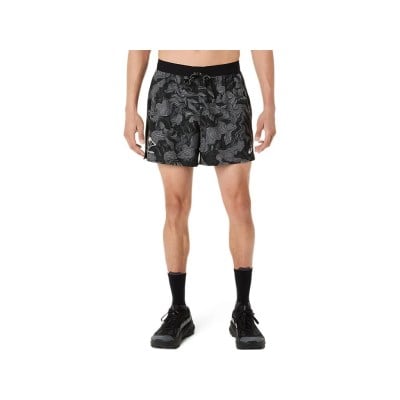 Asics FujiTrail All Over Print 5 Inch Mens Running Shorts