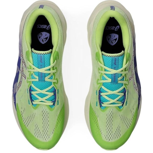 Asics Novablast 5 TR - Mens Running Shoes - Nature Bathing/Lime Green
