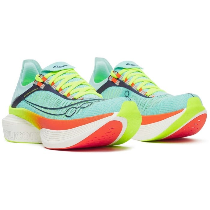 Saucony Endorphin Elite 2 - Unisex Racing Shoes - Splash/Fire