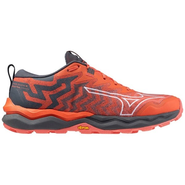 Mizuno Wave Daichi 8 - Womens Trail Running Shoes - Hot Coral/White/Turbulence