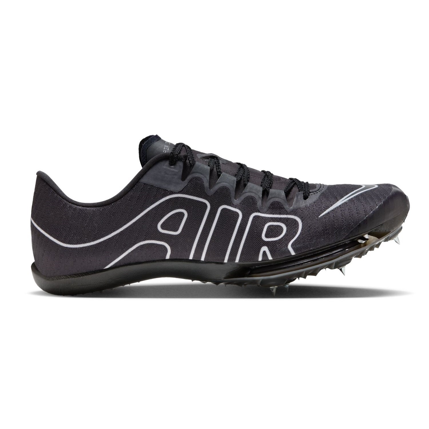Nike Air Zoom Maxfly More Uptempo - Mens Sprint Track Spikes - Black/Black/White