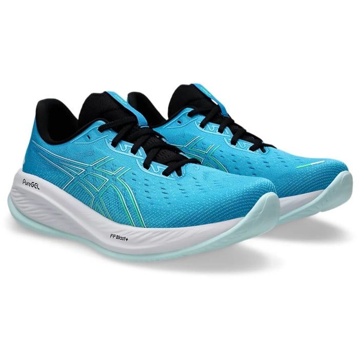 Asics Gel Cumulus 26 - Mens Running Shoes - Digital Aqua/New Leaf