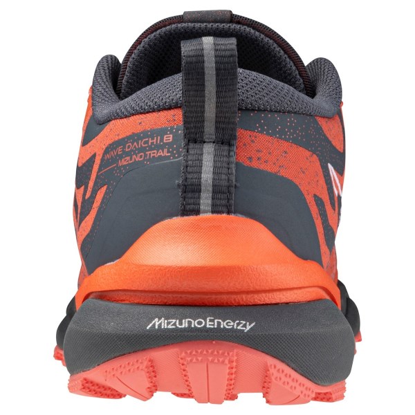 Mizuno Wave Daichi 8 - Womens Trail Running Shoes - Hot Coral/White/Turbulence