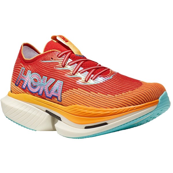 Hoka Cielo X1 - Unisex Running Shoes - Cerise/Solar Flare