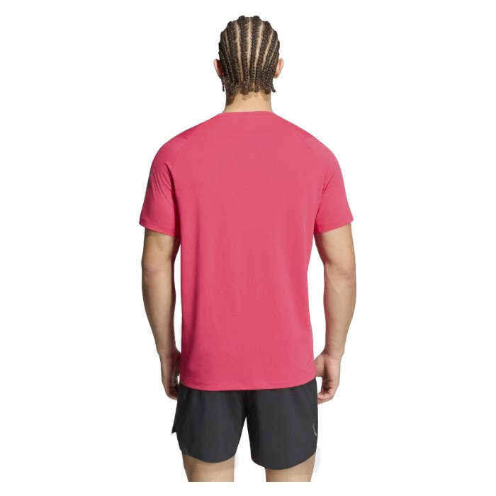 adidas ADI365 Climacool Mens Running T-Shirt - Power Pink - image 2