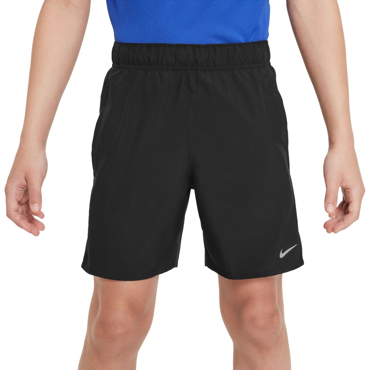 Nike Dri-Fit Challenger Kids Boys Training Shorts - Smoke Grey/Black