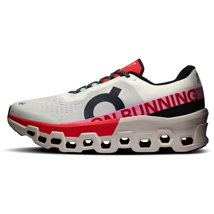 On Cloudmonster 2 - Mens Running Shoes - Ivory/Silver