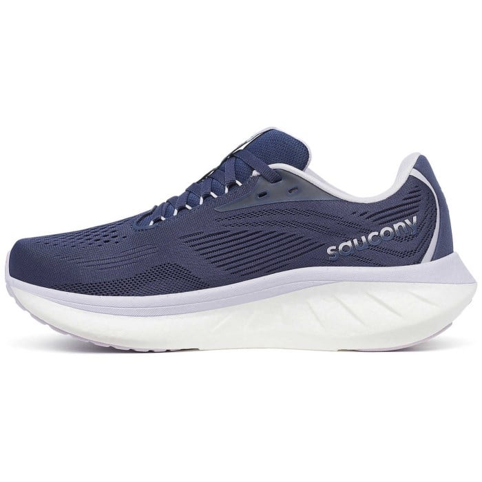 Saucony Ride 18 - Womens Running Shoes - Navy/Ester