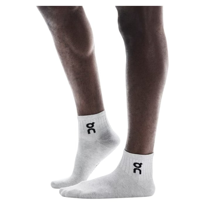 On Everyday Logo Sock Mid - 3 Pack - Heather Gray