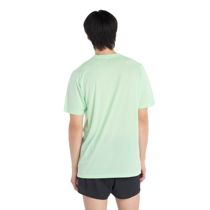 New Balance Athletics Graphic Mens Short Sleeve Top - Lab Green