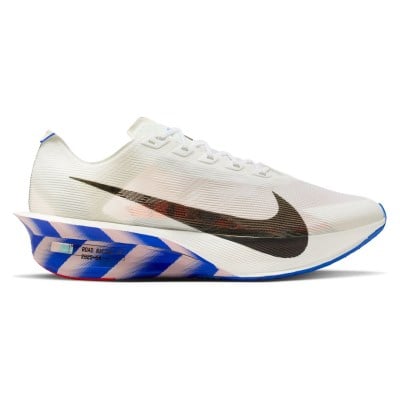 Nike ZoomX Vaporfly 4 CM - Unisex Racing Shoes - White/Black/Racer Blue/Silt Red