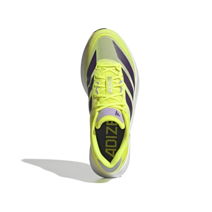 adidas Adizero Boston 13 - Mens Running Shoes - Solar Yellow/Aurora Plum/Powder Plum