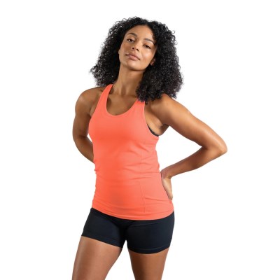 No Timid Souls GLIDE360 Womens Racerback Tank - Coral Vibes