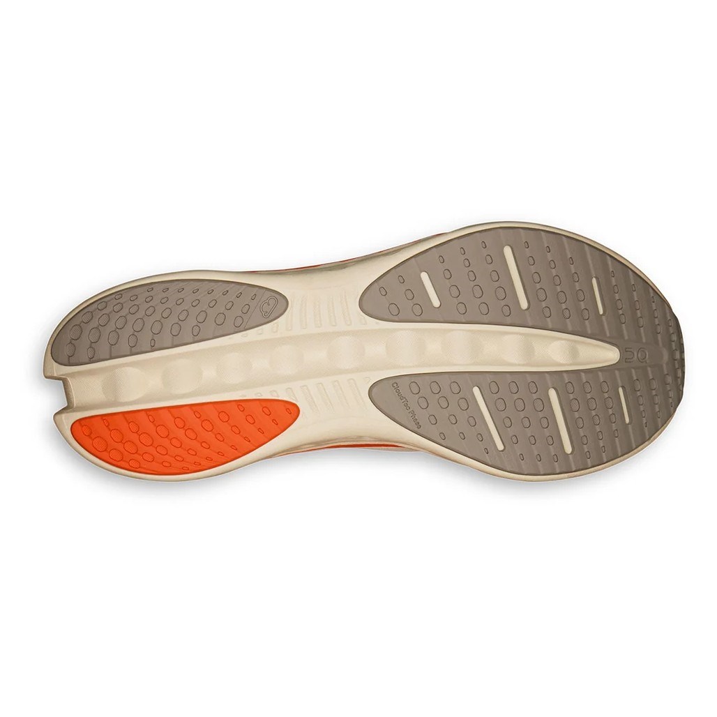 On Cloudsurfer 3 - Womens Running Shoes - Moonstone/Flame - image 5