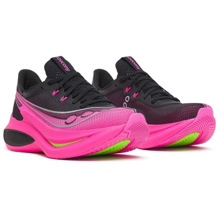 Saucony Endorphin Pro 5 - Womens Racing Shoes - Black/Shock
