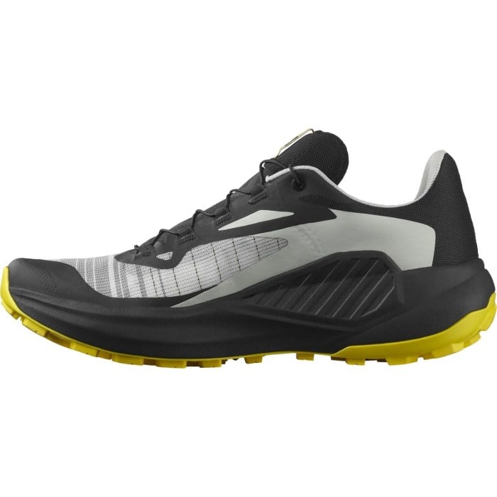 Salomon Genesis - Mens Trail Running Shoes - Black/Metal/Incaberry
